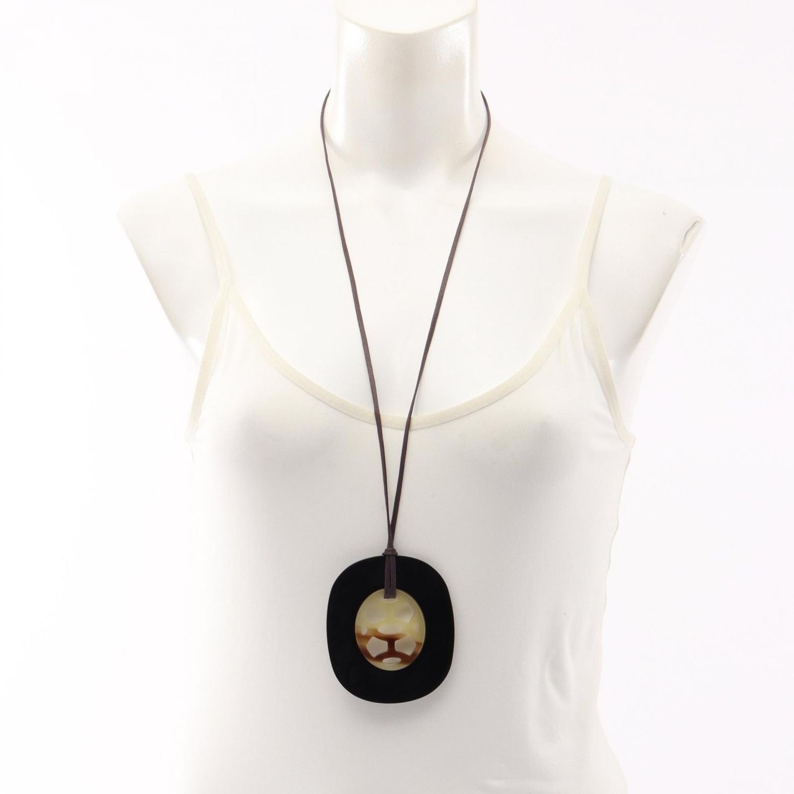 Hermes Necklace Lift GM Black — view 6