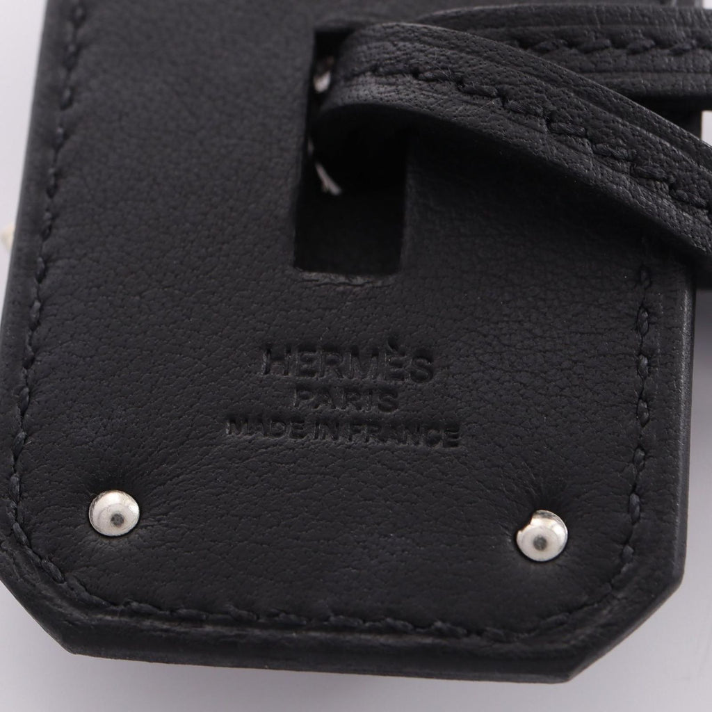 Hermes Necklace O'kelly GM Black Leather — view 4
