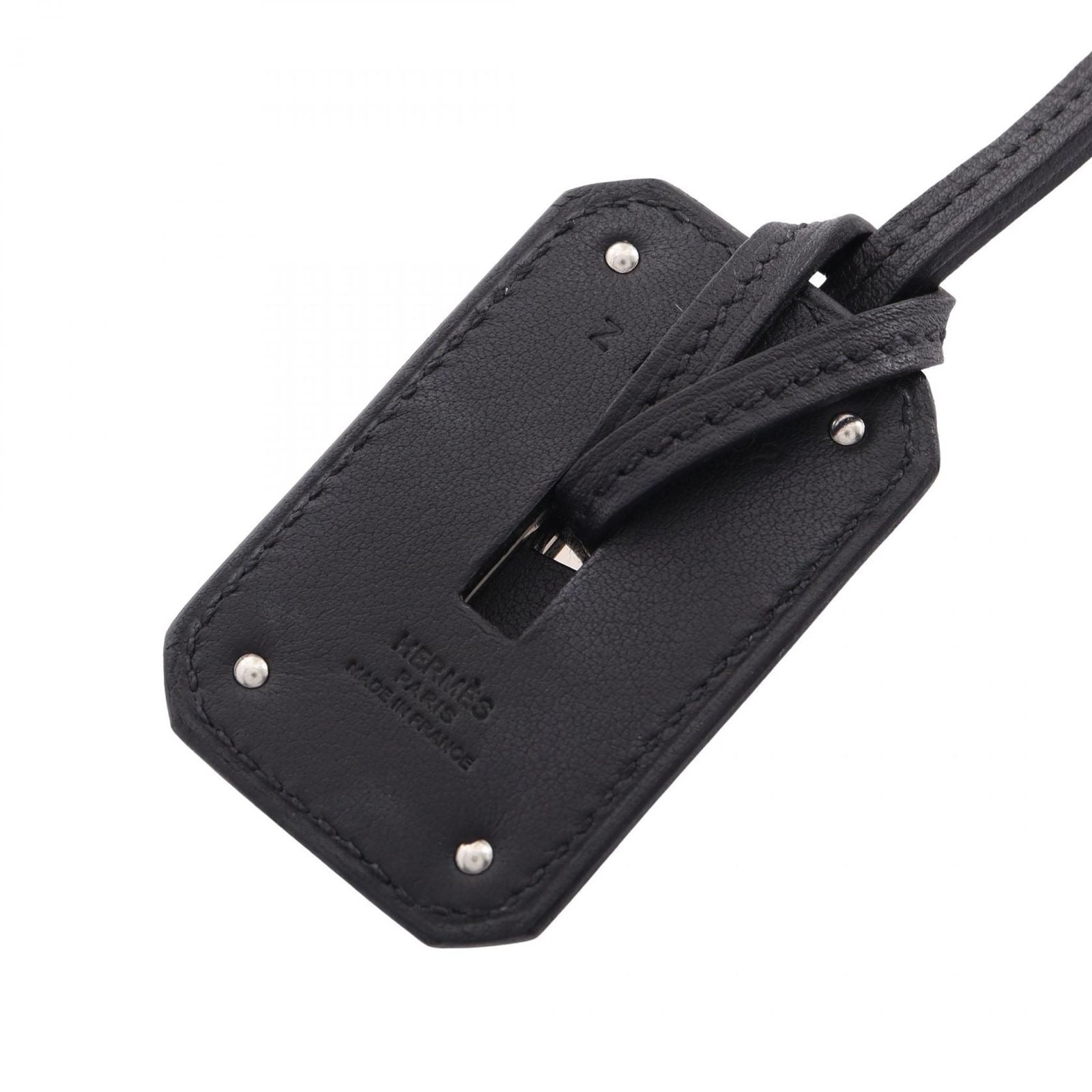 Hermes Necklace O'kelly GM Black Leather — view 2