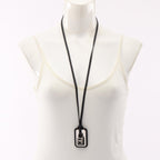 Hermes Necklace O'kelly GM Black Leather — view 6