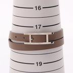 Hermes Behapi Double Tour Gray Beige Leather — view 5