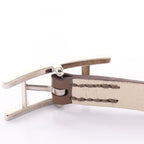 Hermes Behapi Double Tour Gray Beige Leather — view 7