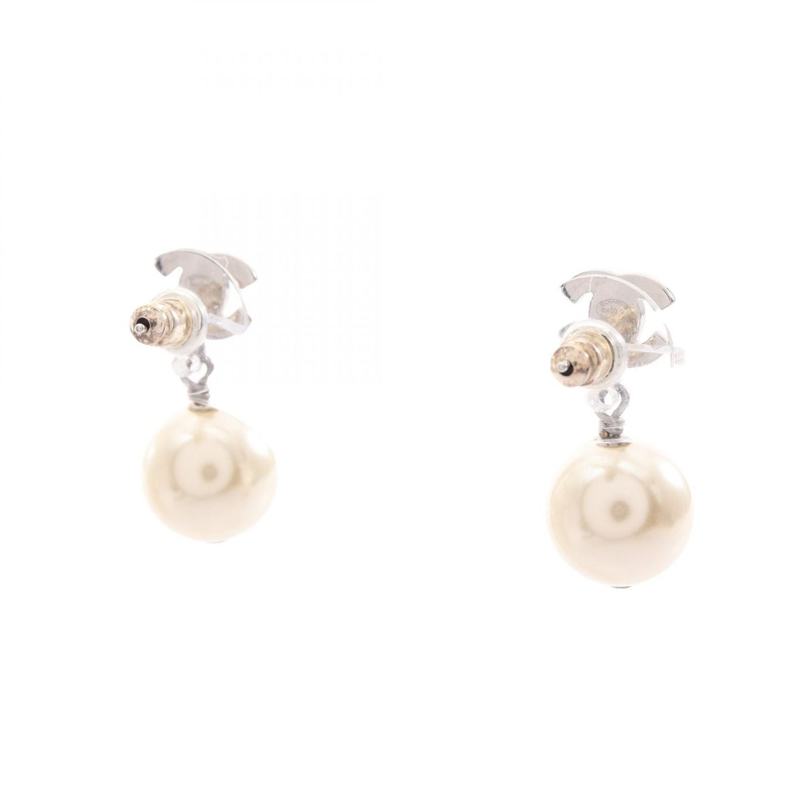 Chanel Earrings CC Logo Swing — view 2