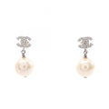 Chanel Earrings CC Logo Swing