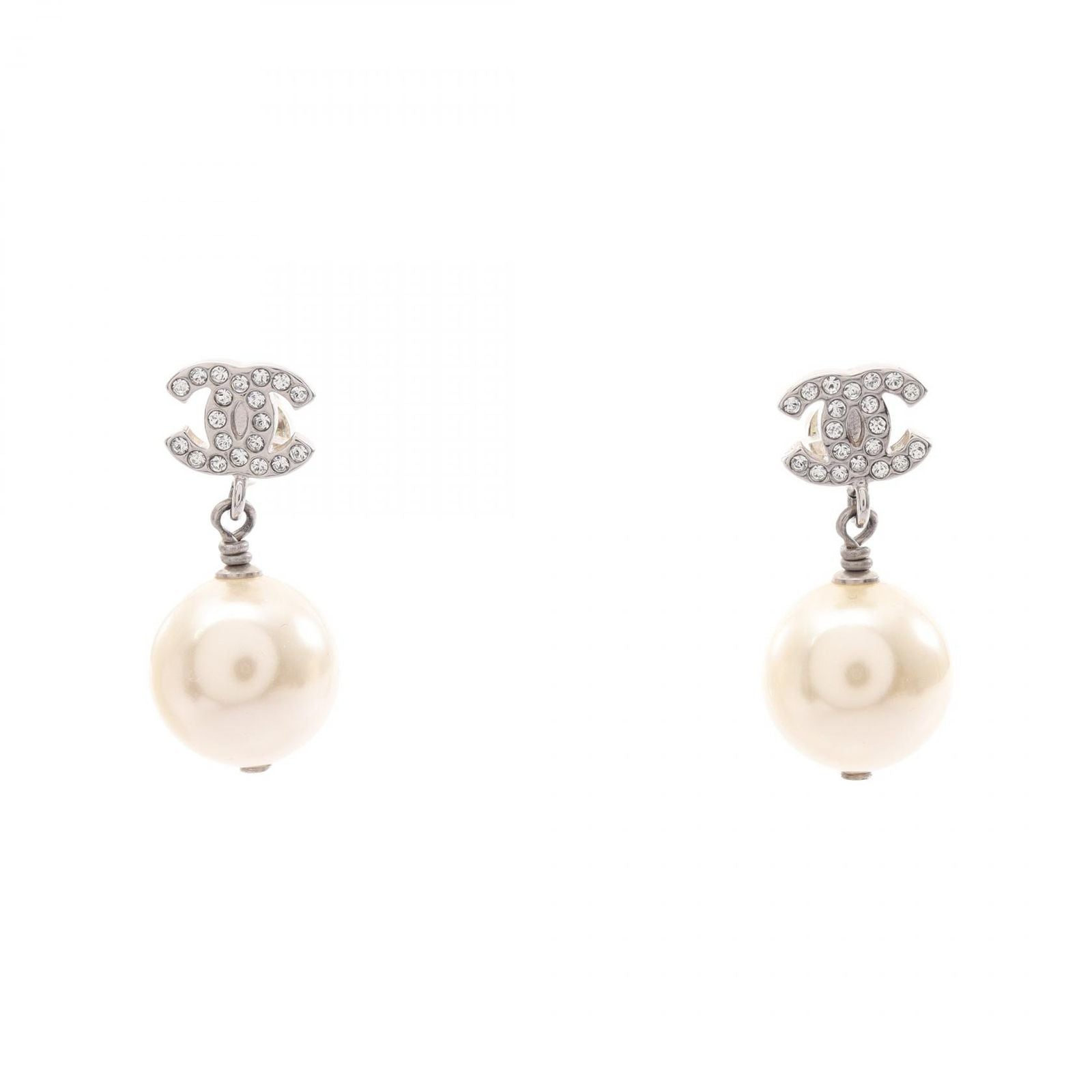 Chanel Earrings CC Logo Swing