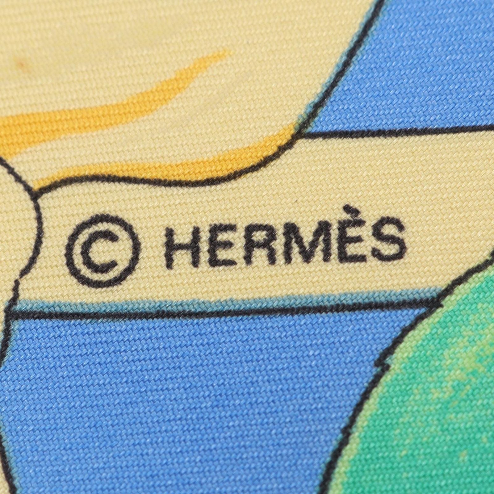 Hermes Scarf Carre 90 Fleurs de L'opera Silk — view 2