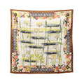 Hermes Scarf Carre 90 les Bolides Matelasse Cars Silk