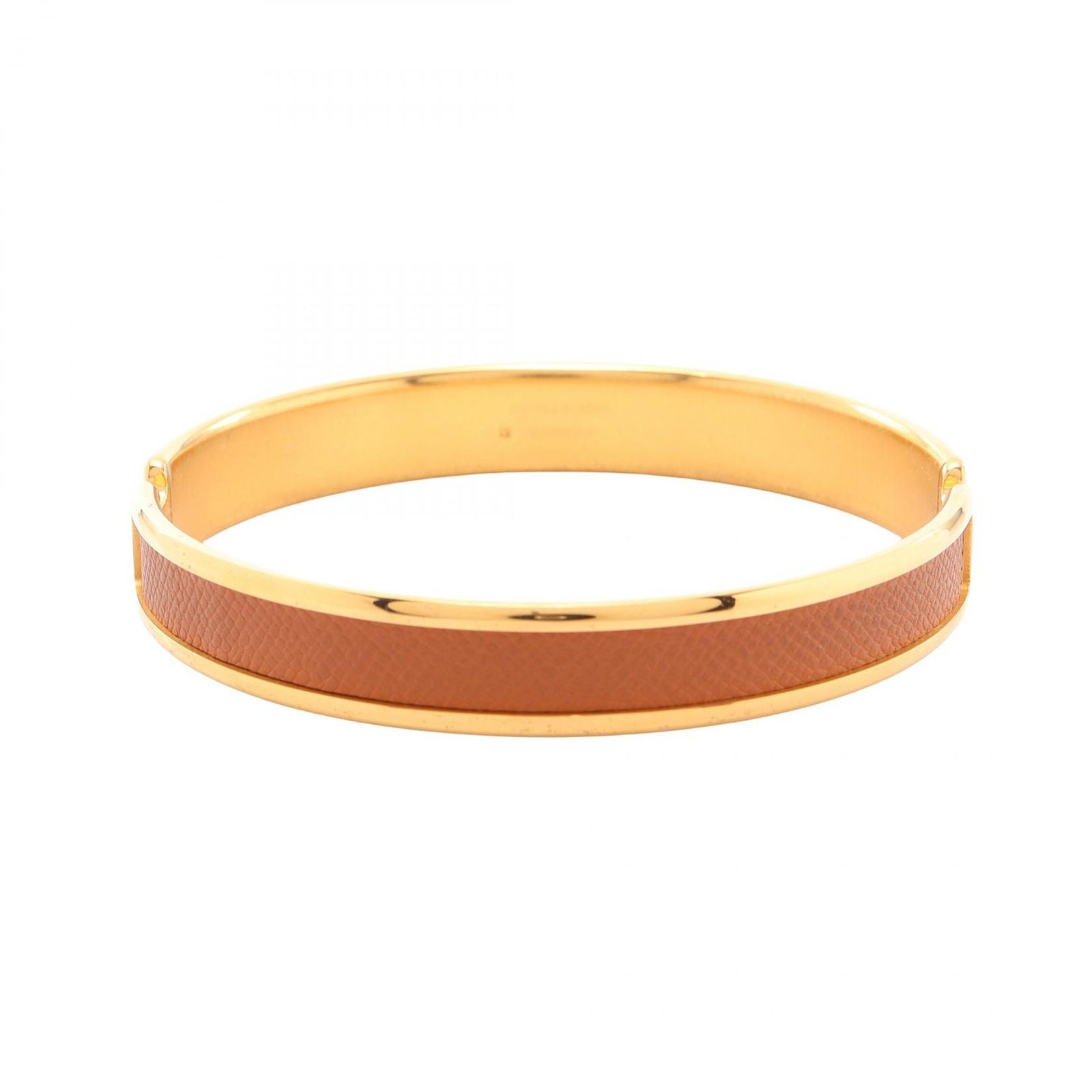 Hermes Bangle Olympe Leather Bracelet — view 2