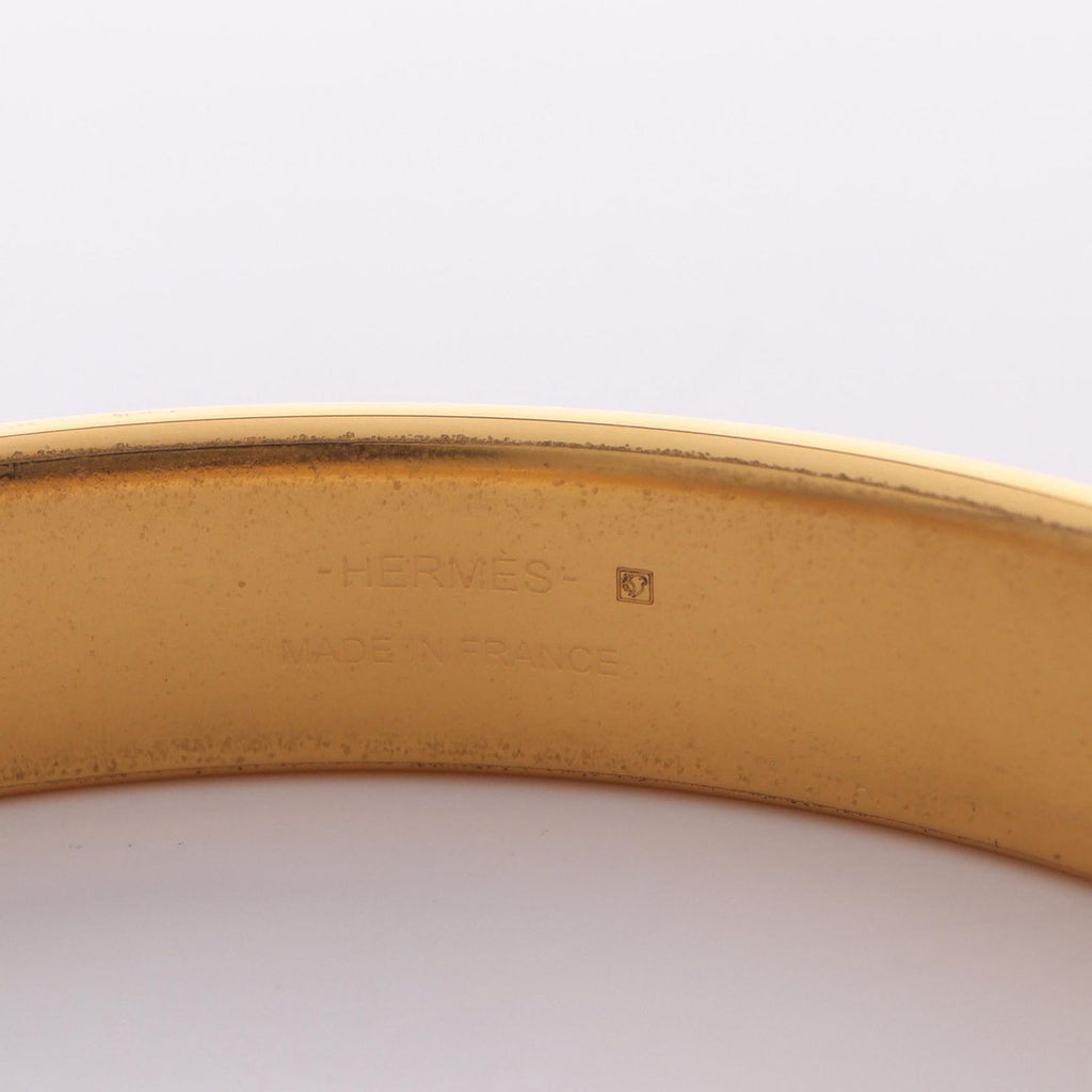 Hermes Bangle Olympe Leather Bracelet — view 3