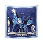 Hermes Scarf Carre 90 Caleche Elastique Silk