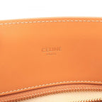 Celine Tote Bag Small Vertical Ivory Camel Black Canvas Leather — view 4