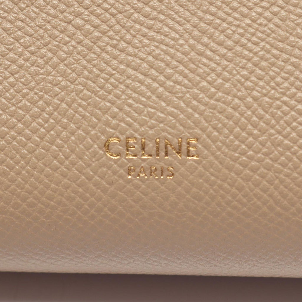 Celine Belt Bag Micro 2-Way Beige Leather — view 4