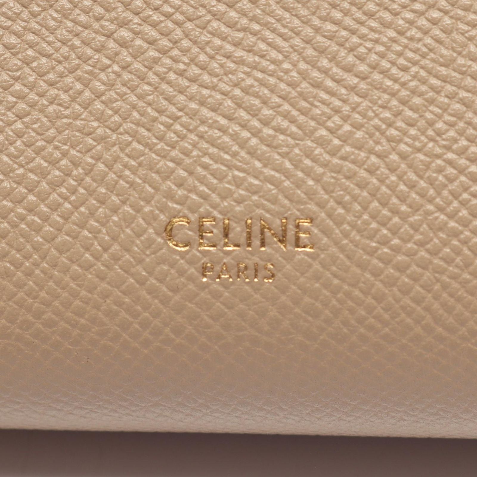 Celine Belt Bag Micro 2-Way Beige Leather — view 4