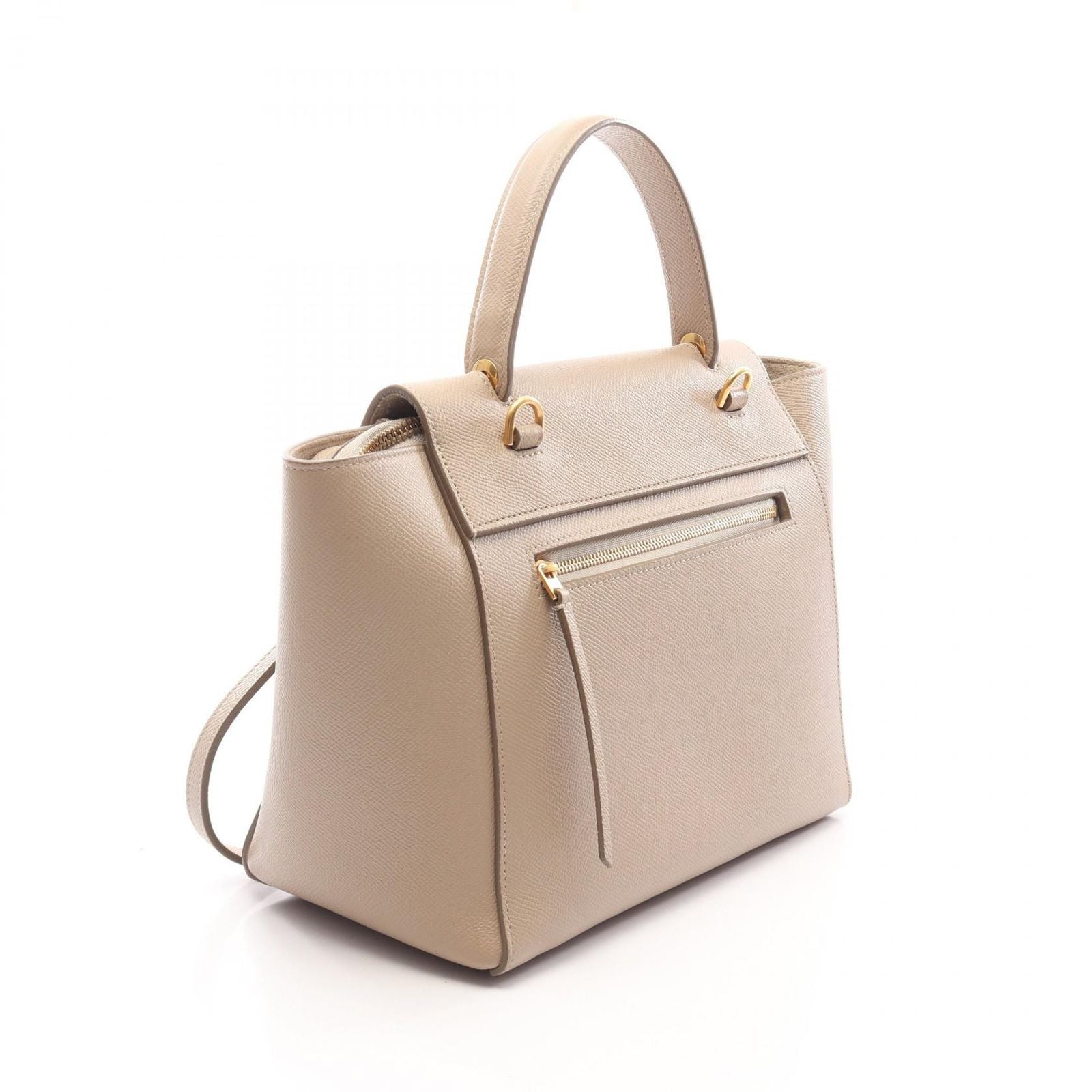 Celine Belt Bag Micro 2-Way Beige Leather — view 2
