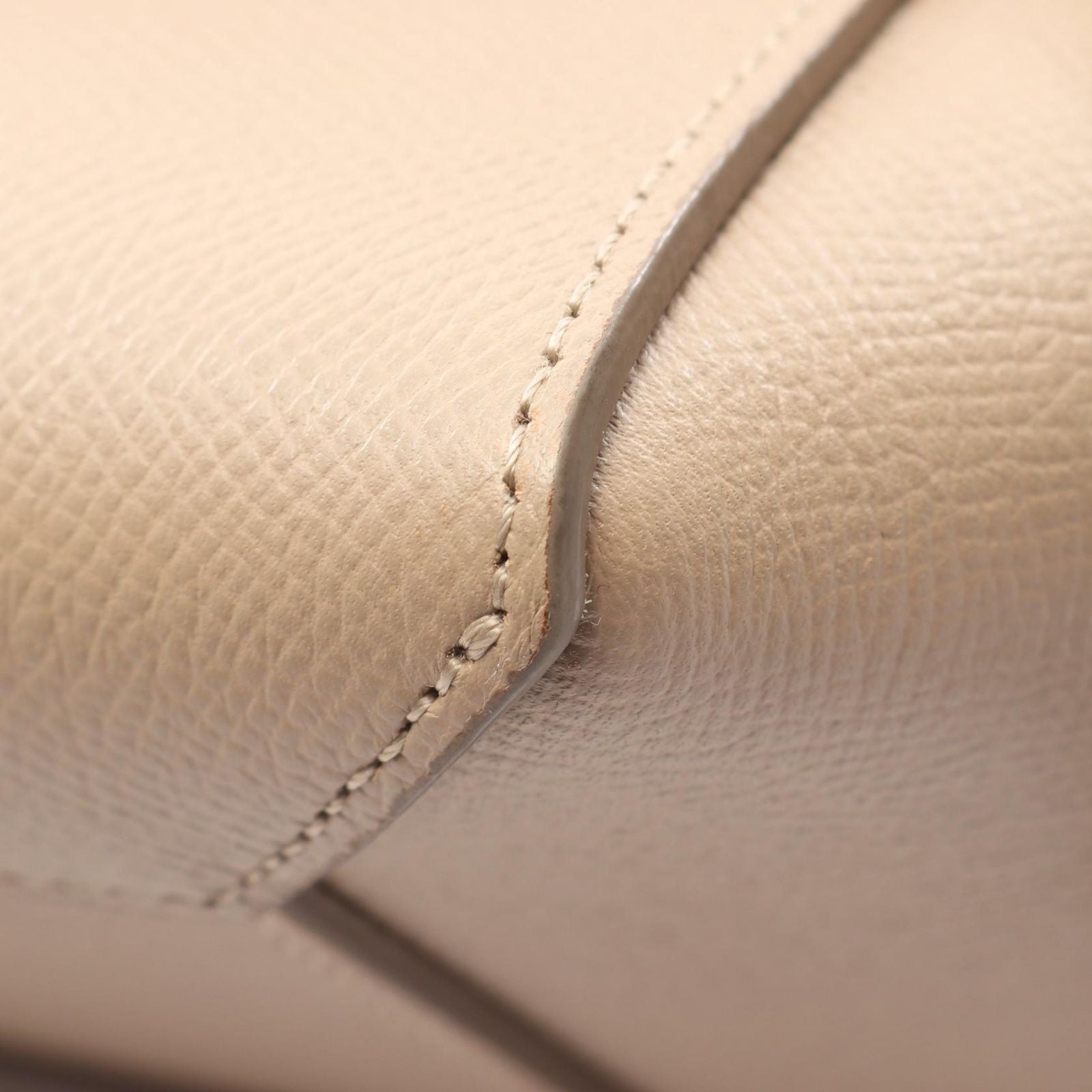 Celine Belt Bag Micro 2-Way Beige Leather — view 5