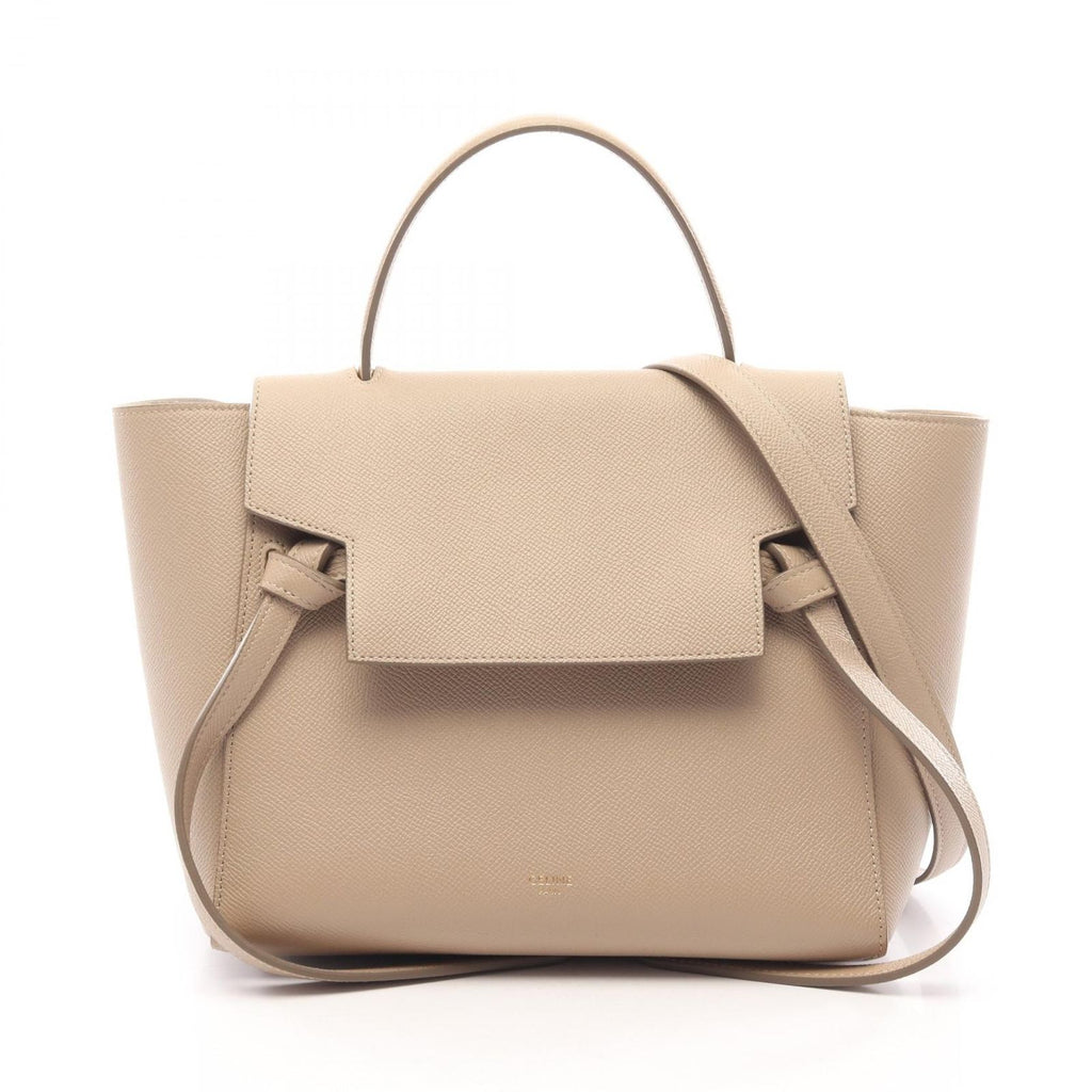 Celine Belt Bag Micro 2-Way Beige Leather