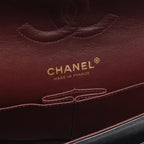 Chanel Shoulder Bag Quilted Double Flap Black Lambskin Chain — view 4