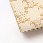 Celine Handbag Mini Vertical Cabas Triomphe 2-Way Ivory Brown Leather — view 7