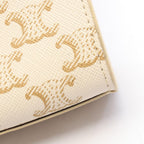 Celine Handbag Mini Vertical Cabas Triomphe 2-Way Ivory Brown Leather — view 8