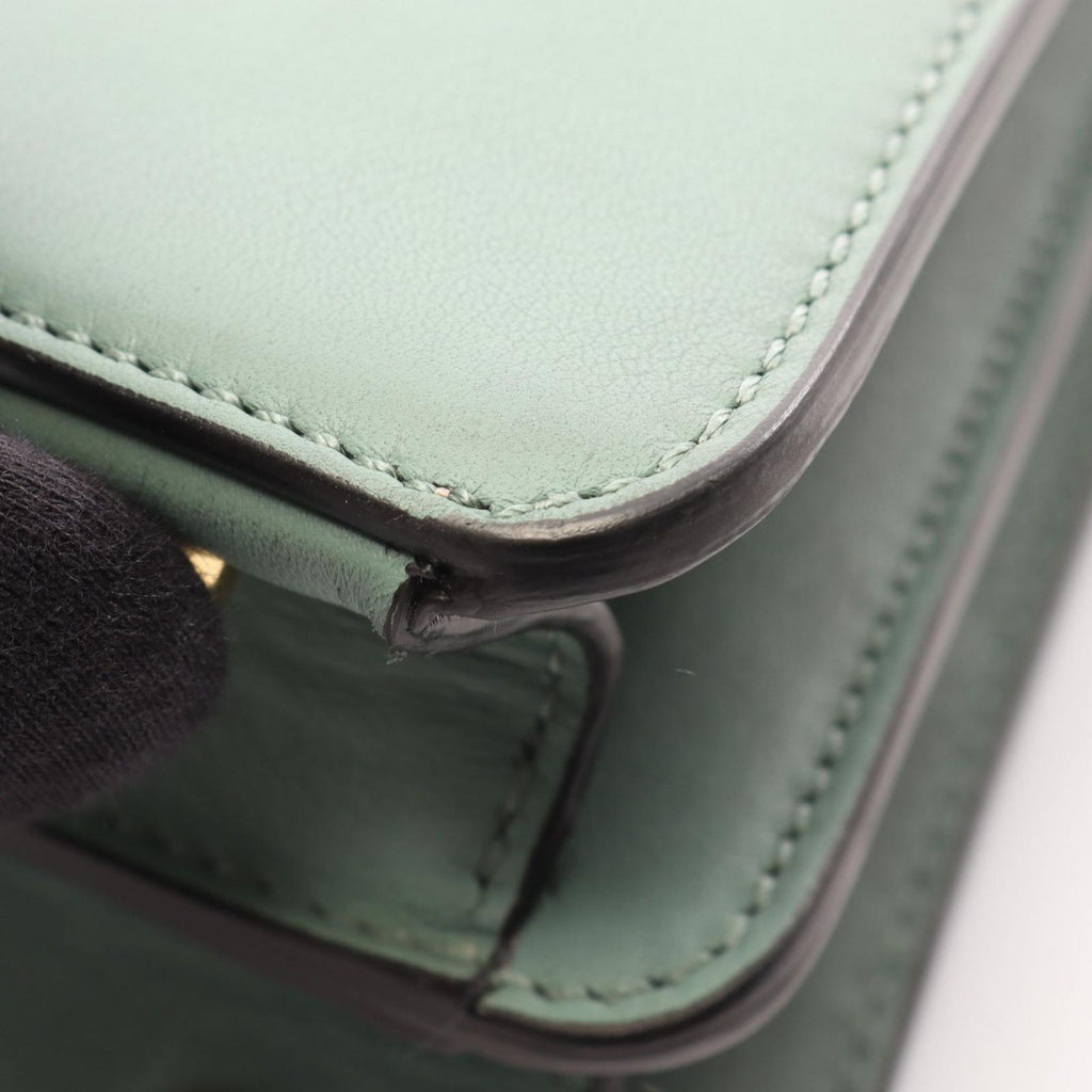 Fendi Handbag Peekaboo ISeeU Small Selleria Green Pink Beige Leather — view 8