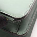 Fendi Handbag Peekaboo ISeeU Small Selleria Green Pink Beige Leather — view 8
