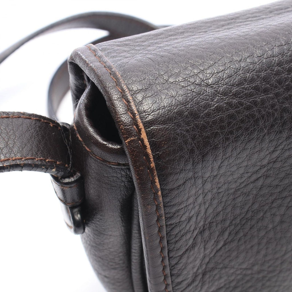 Loewe Shoulder Bag Heritage Dark Brown Leather — view 7