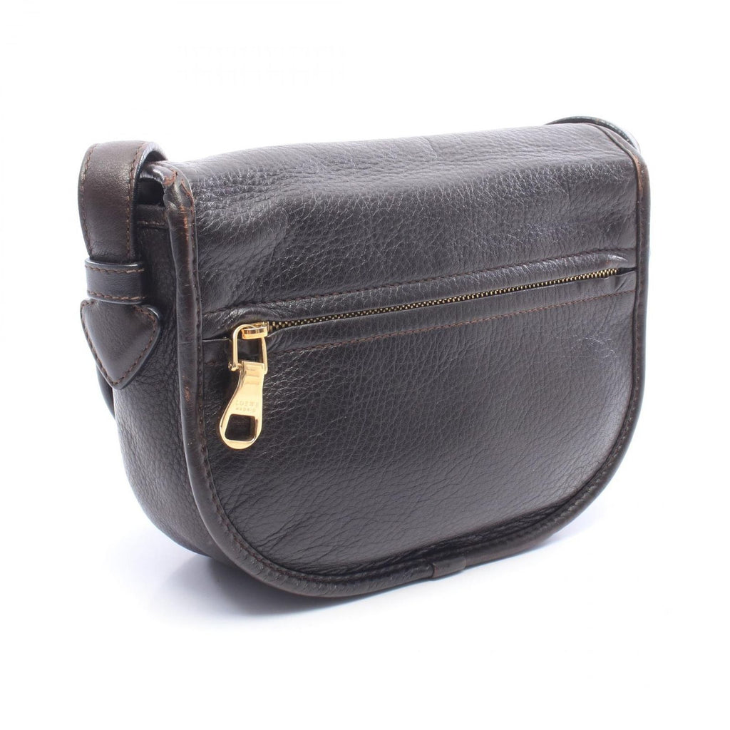 Loewe Shoulder Bag Heritage Dark Brown Leather — view 2