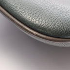 Loewe Shoulder Bag Anagram Dark Green Brown Leather — view 5