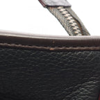 Loewe Shoulder Bag Anagram Dark Green Brown Leather — view 7