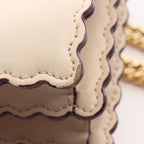 Fendi Shoulder Bag Mini Kan I Mini Kanai Ivory Green Pink Leather — view 8