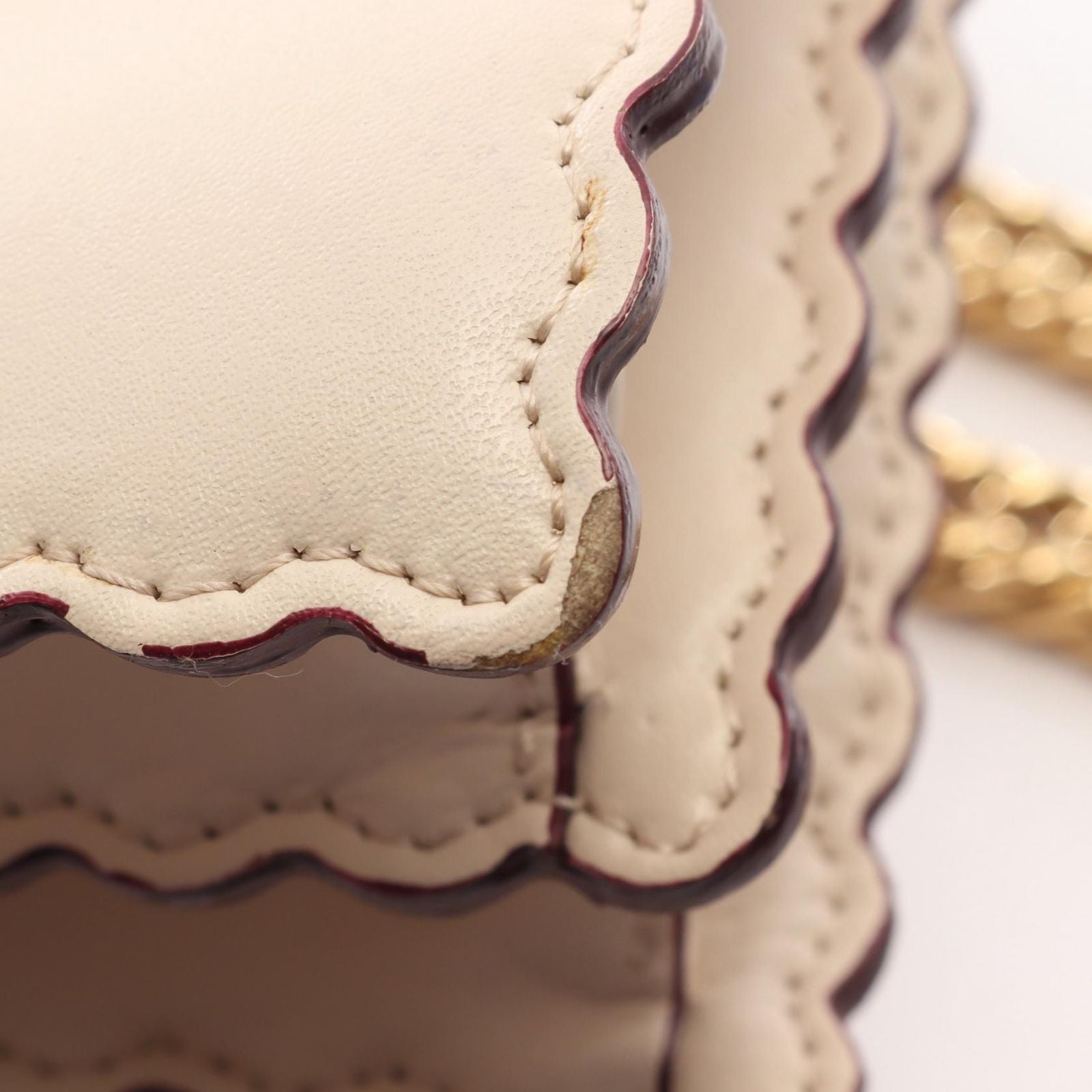 Fendi Shoulder Bag Mini Kan I Mini Kanai Ivory Green Pink Leather — view 8