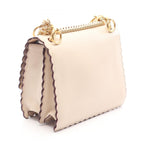 Fendi Shoulder Bag Mini Kan I Mini Kanai Ivory Green Pink Leather — view 2