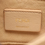 Fendi Shoulder Bag Mini Kan I Mini Kanai Ivory Green Pink Leather — view 4
