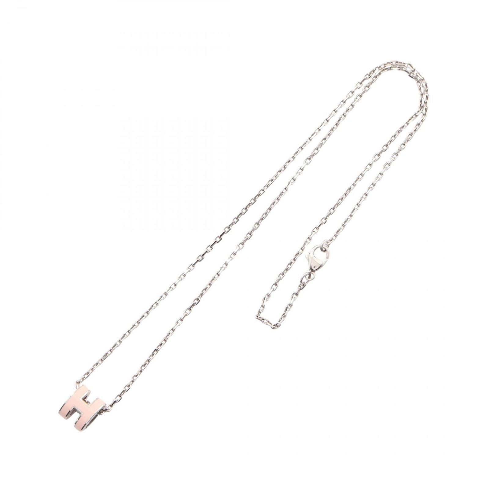 Hermes Necklace Mini Pop H Pink — view 2