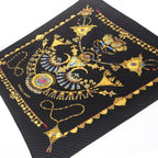 Hermes Scarf Carre Plisse Parures Des Sables Silk