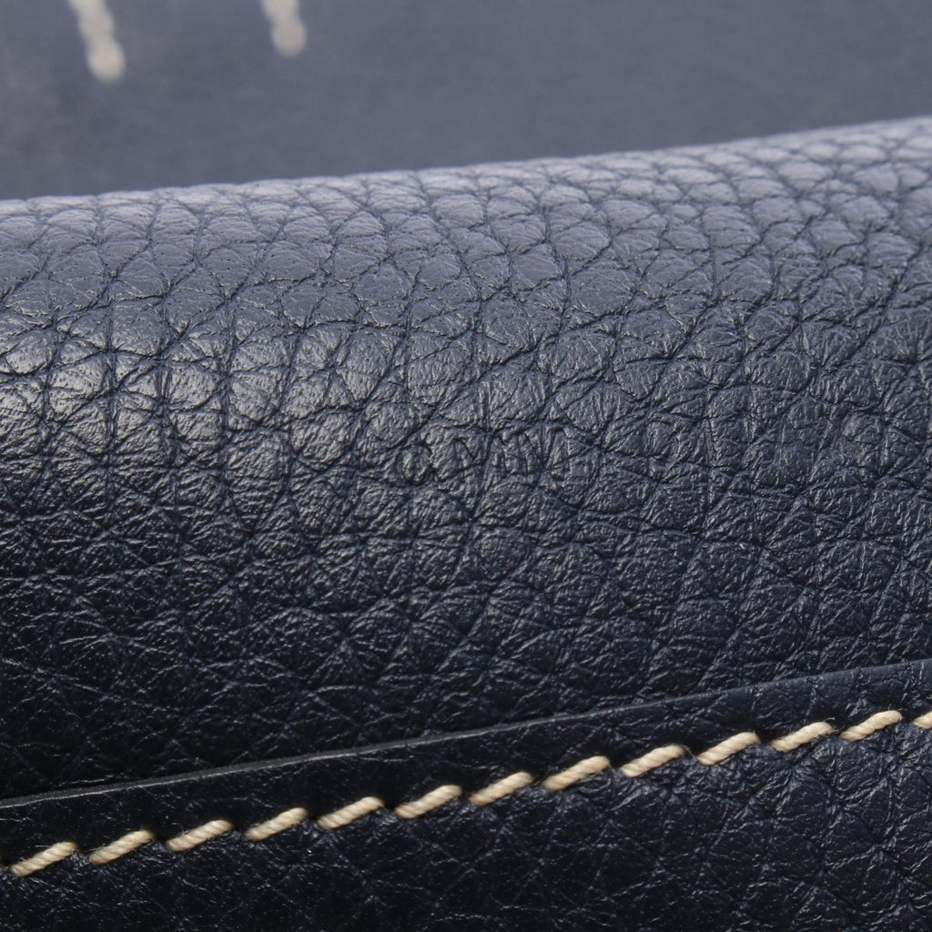 Hermes Tote Bag Double Sens 28 Reversible Rose Blue Leather 28 — view 5