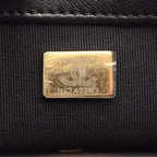 Chanel Shoulder Bag Mini Quilted Top Handle 2-Way Black Lambskin Loop Small — view 5