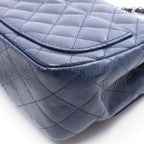 Chanel Shoulder Bag Mini Quilted Navy Caviar Leather Chain — view 8