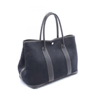 Hermes Tote Bag Garden Party PM Black Leather — view 2