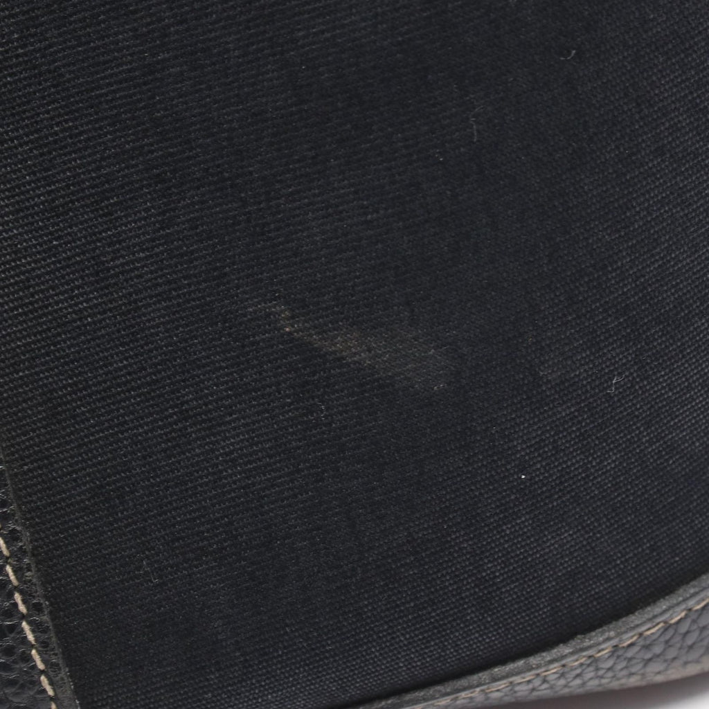 Hermes Tote Bag Garden Party PM Black Leather — view 8
