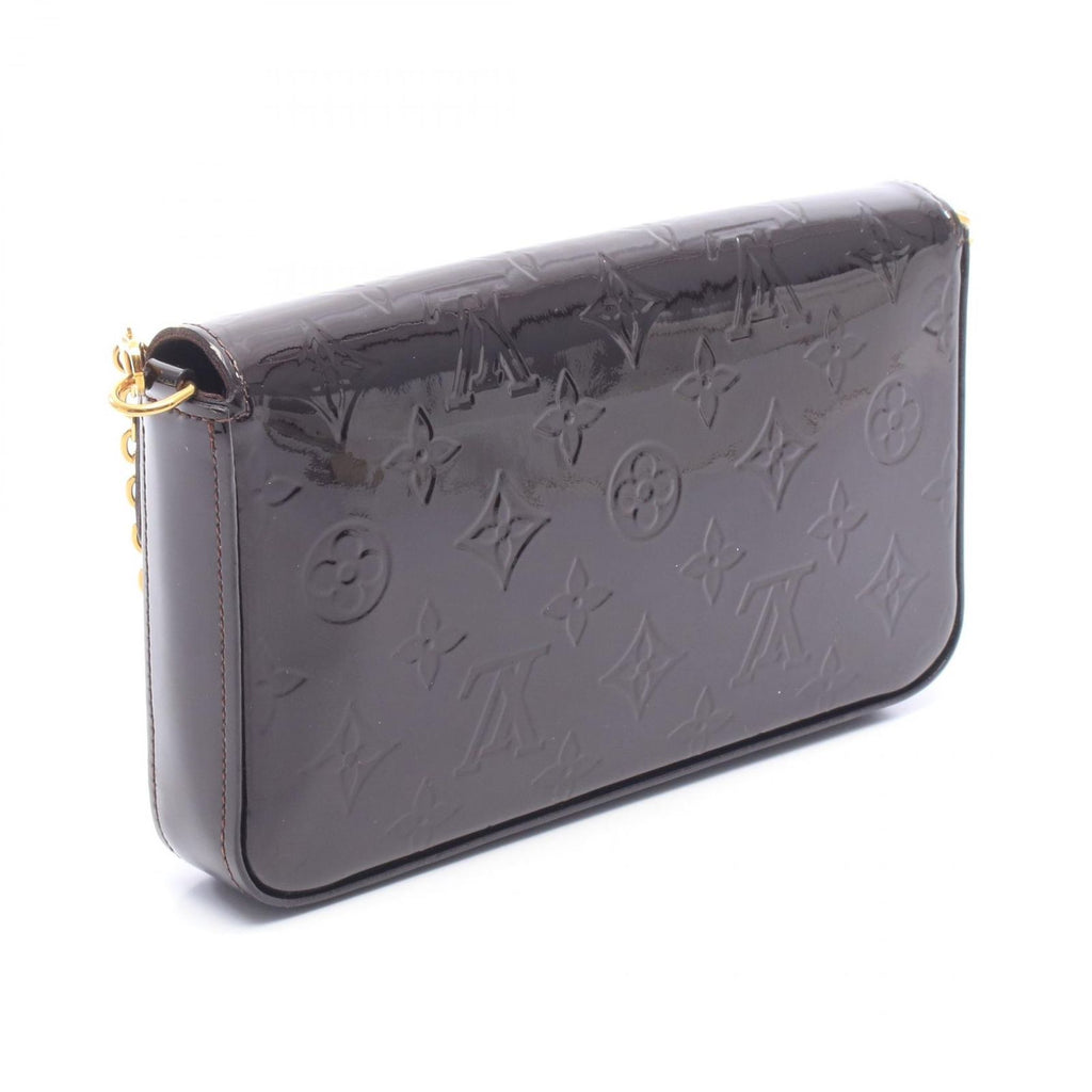 Louis Vuitton Shoulder Bag Pochette Felicie Monogram Vernis Amarante Alamant — view 2