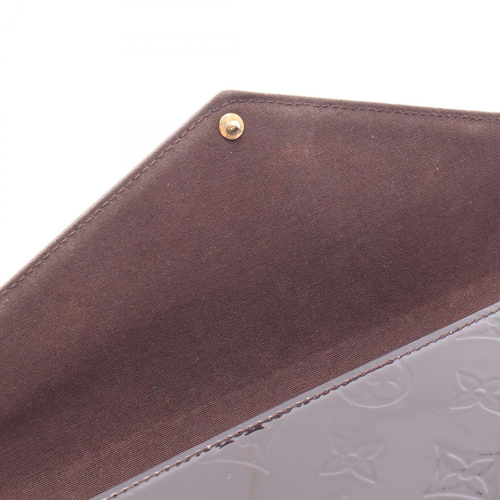 Louis Vuitton Shoulder Bag Pochette Felicie Monogram Vernis Amarante Alamant — view 8