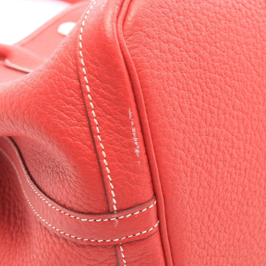 Hermes Tote Bag Garden Party PM Rouge Casaque — view 6