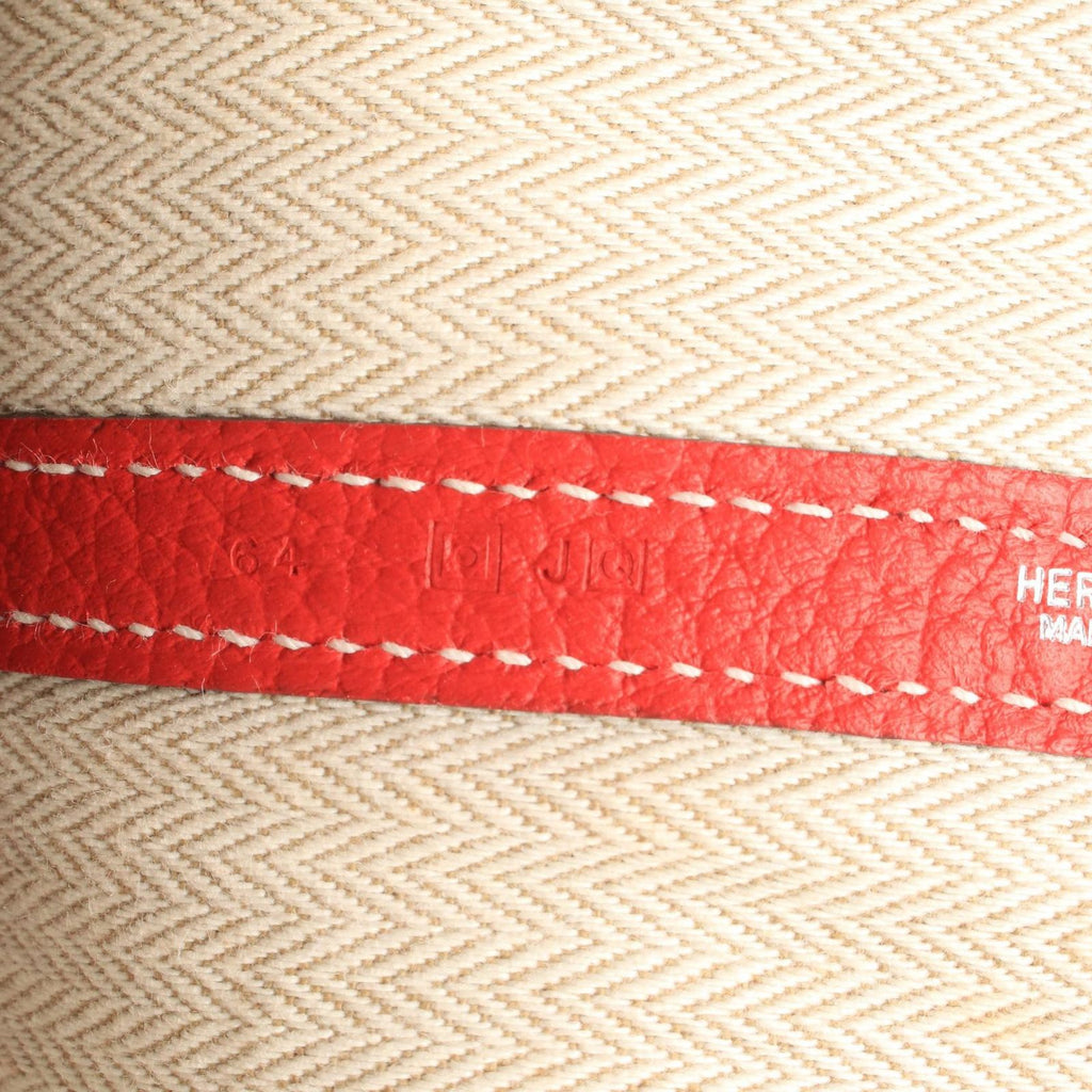 Hermes Tote Bag Garden Party PM Rouge Casaque — view 5
