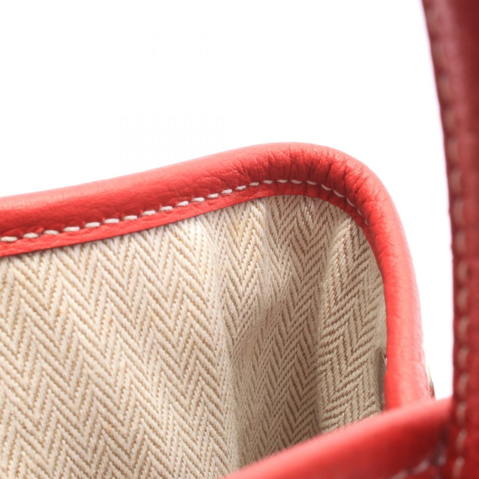 Hermes Tote Bag Garden Party PM Rouge Casaque — view 8