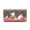 Louis Vuitton Bifold Wallet Portefeuille Sarah Monogram Polar Bear Leather