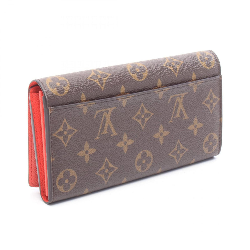 Louis Vuitton Bifold Wallet Portefeuille Sarah Monogram Polar Bear Leather — view 2