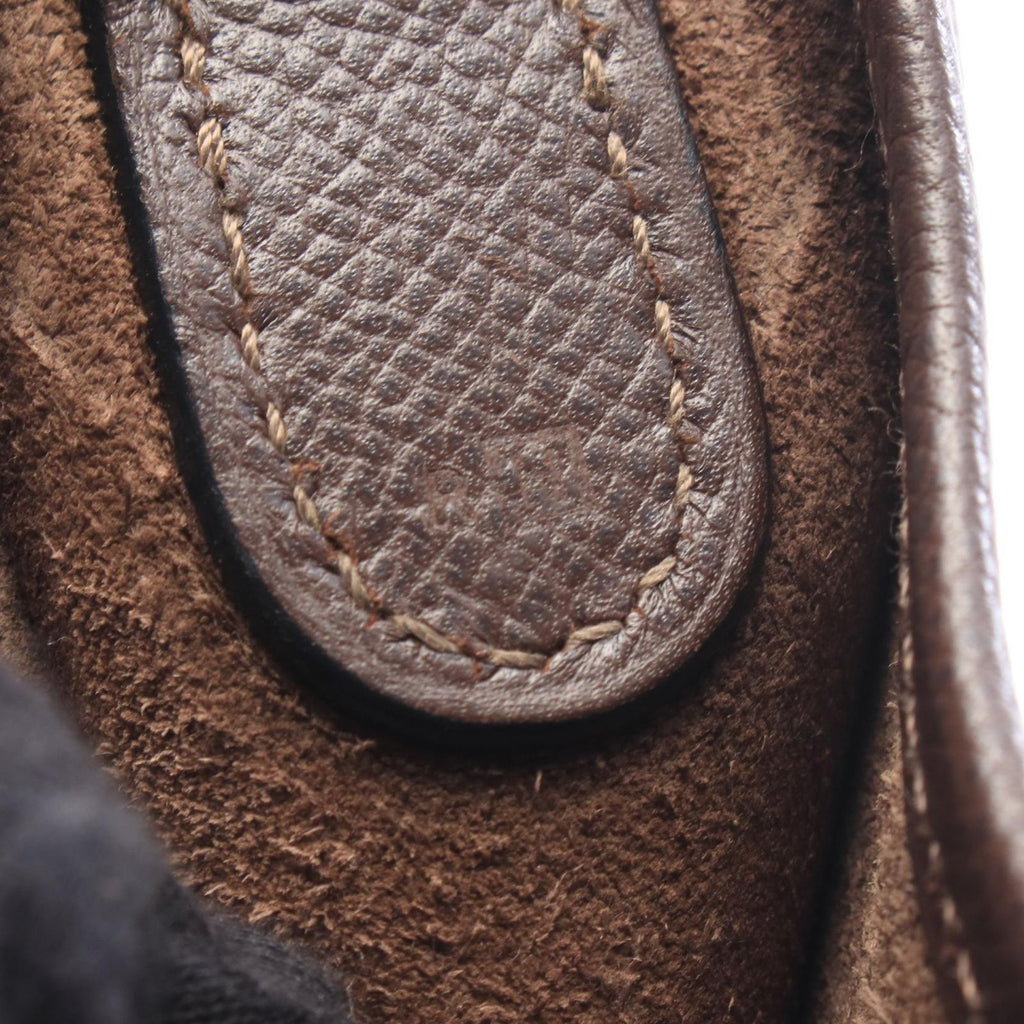 Hermes Shoulder Bag Evelyne I PM Chocolat — view 5