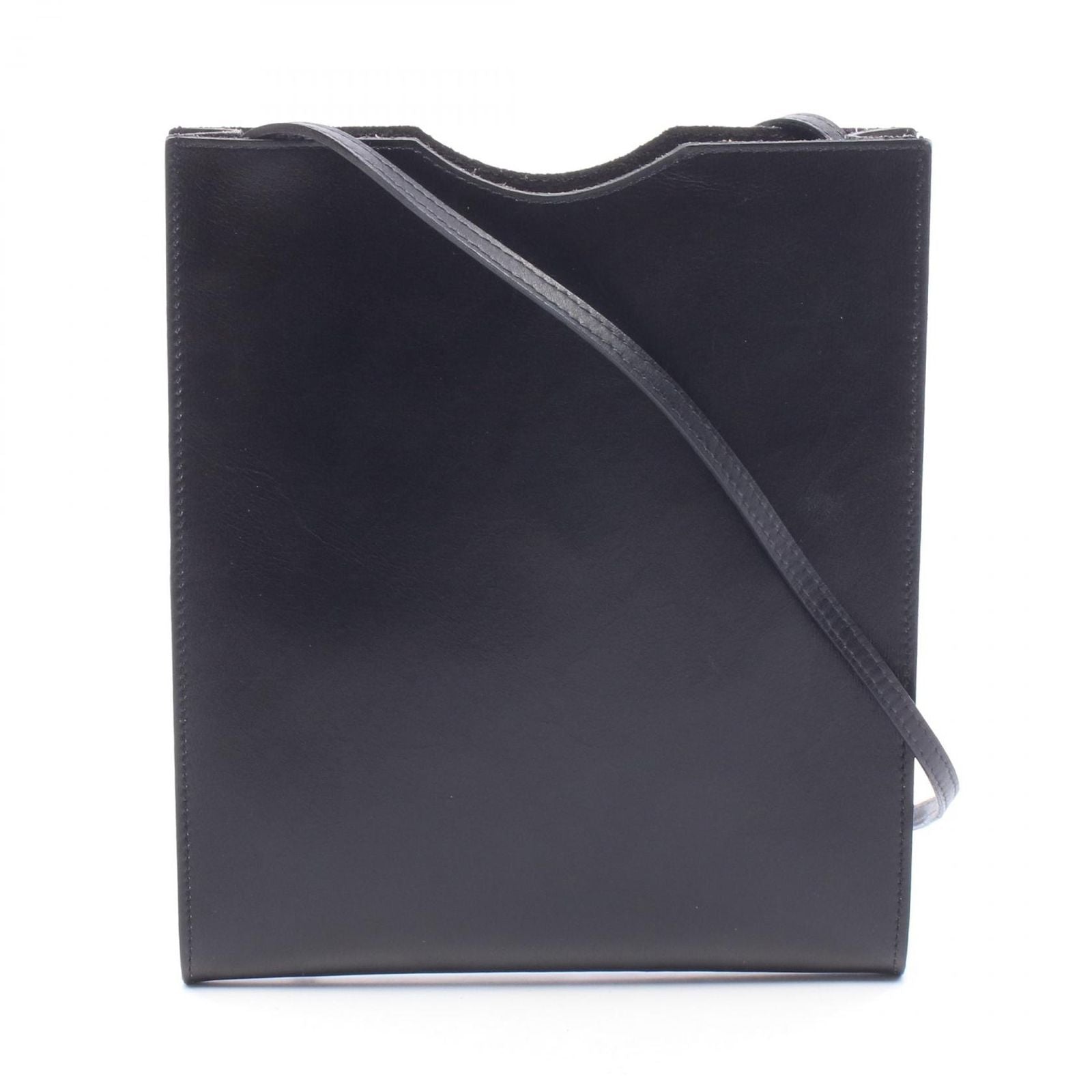Hermes Shoulder Bag Onimetou Black Calfskin