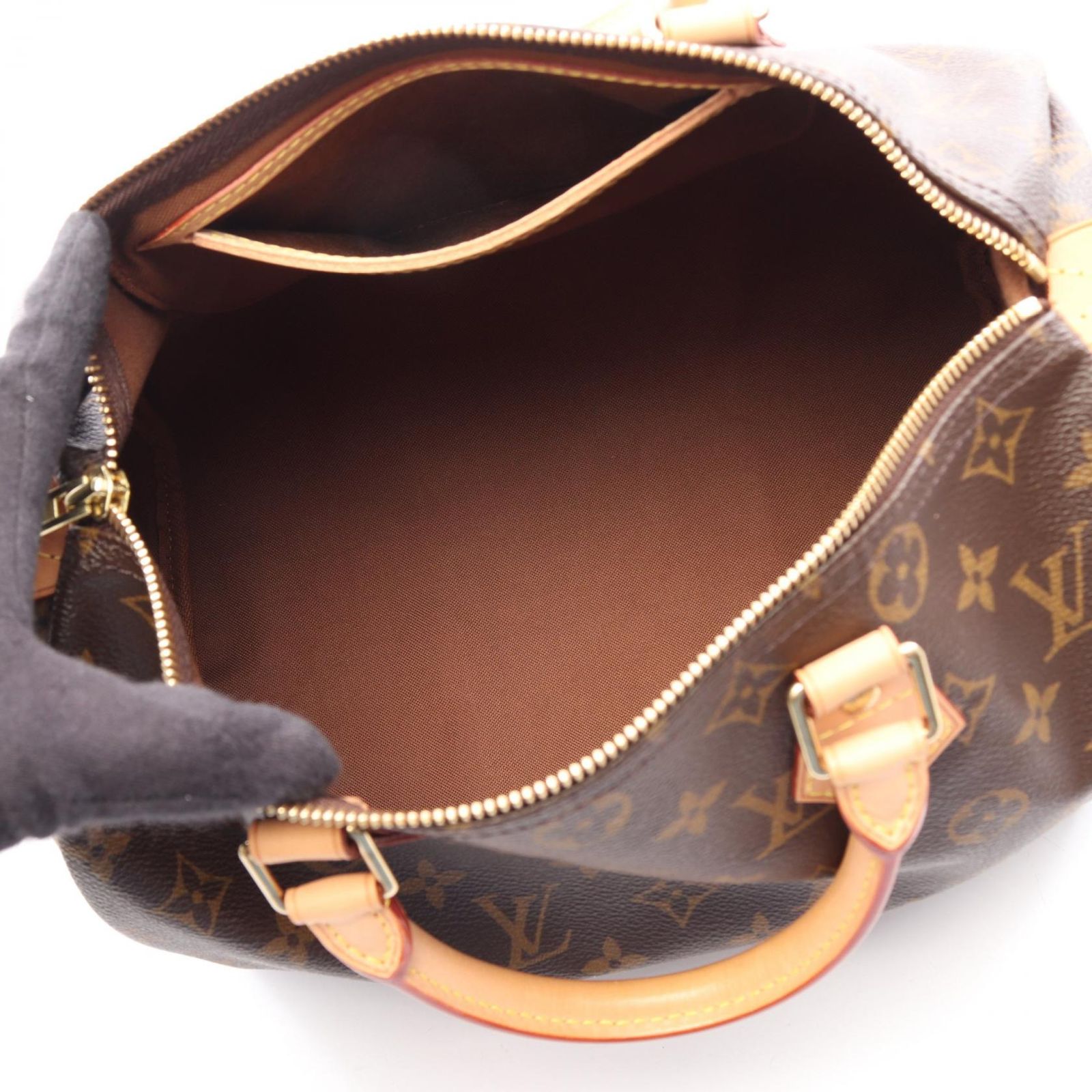 Louis Vuitton Handbag Speedy 30 Monogram Leather — view 3